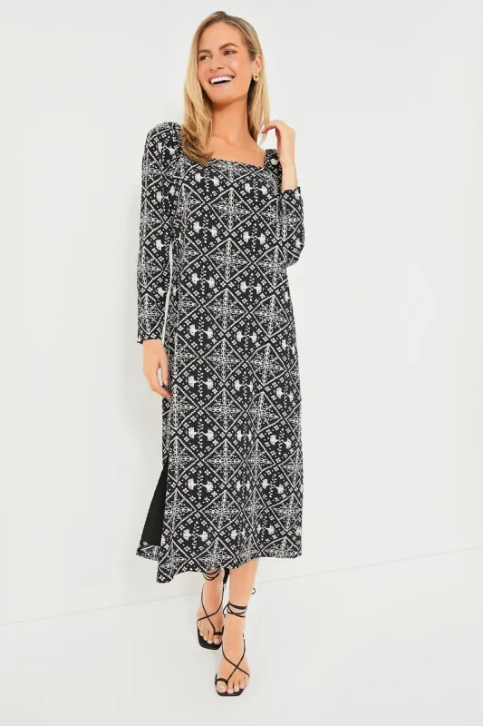 Square Neck Sabrina Midi Dress made by Tuckernuck