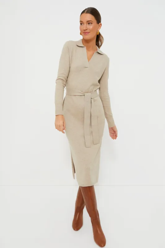 Oatmeal Heather Jackson Sweater Dress sold by Tuckernuck