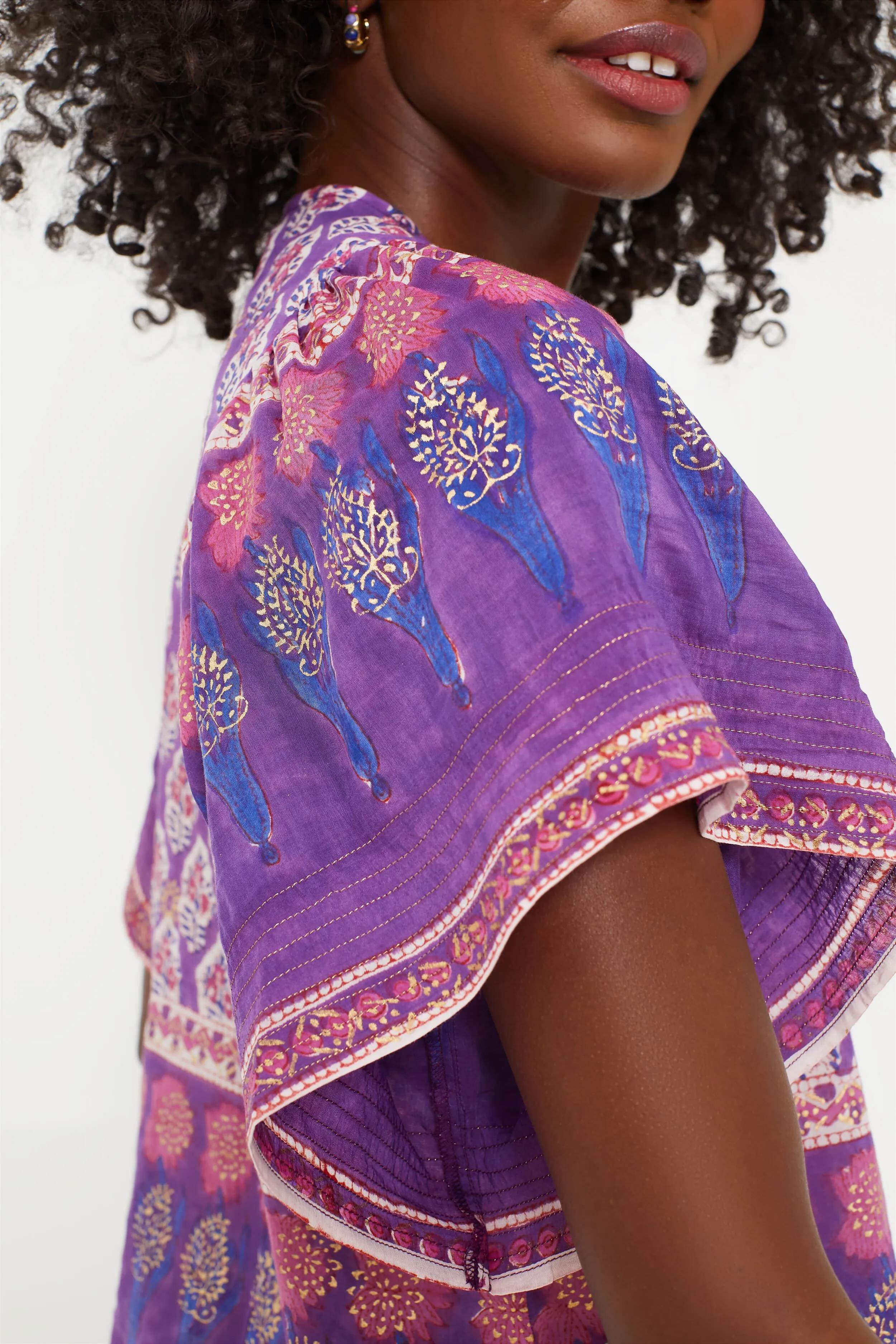 Purple Print Angel Top sold by Tuckernuck product image thumbnail 5