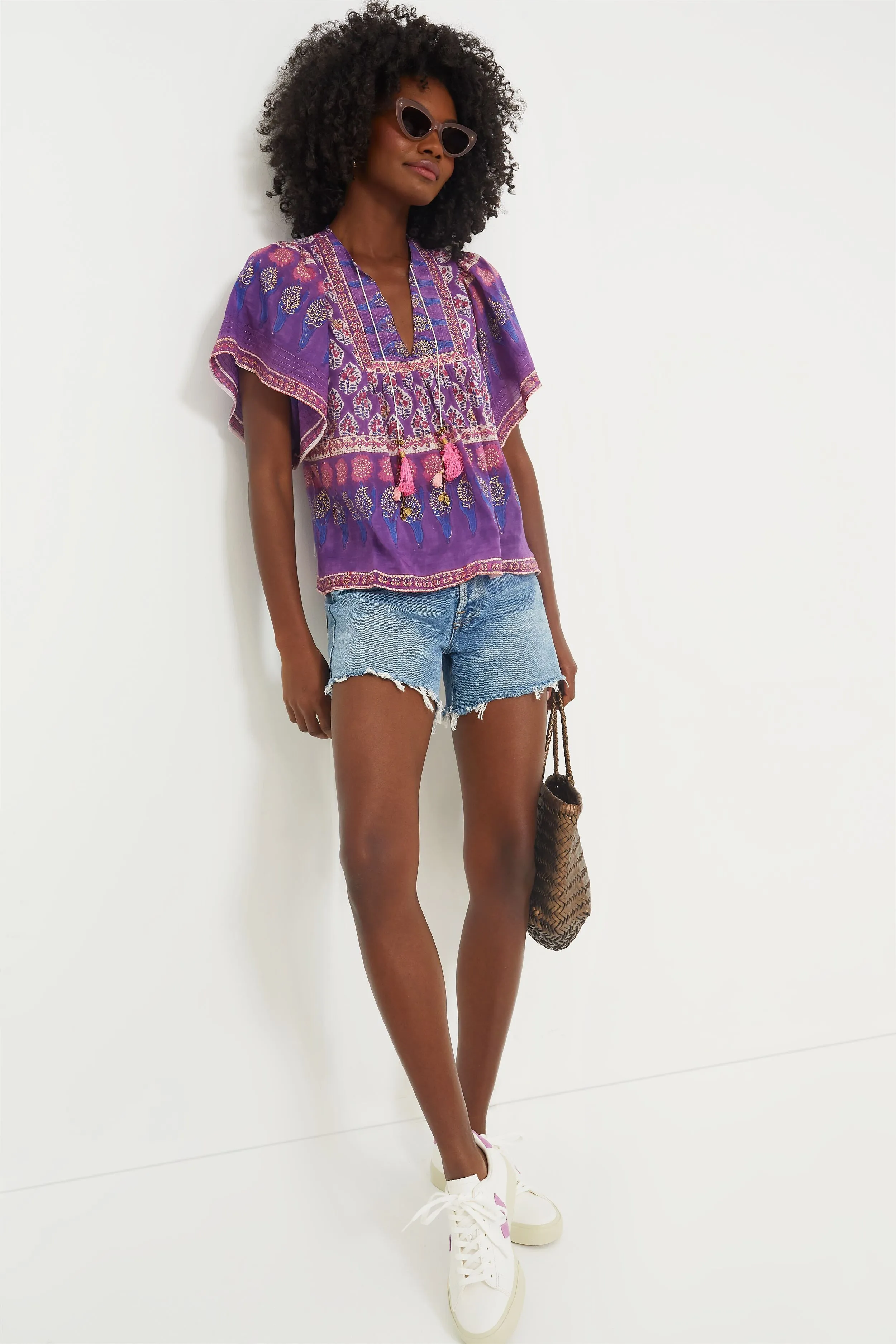 Purple Print Angel Top sold by Tuckernuck product image thumbnail 2