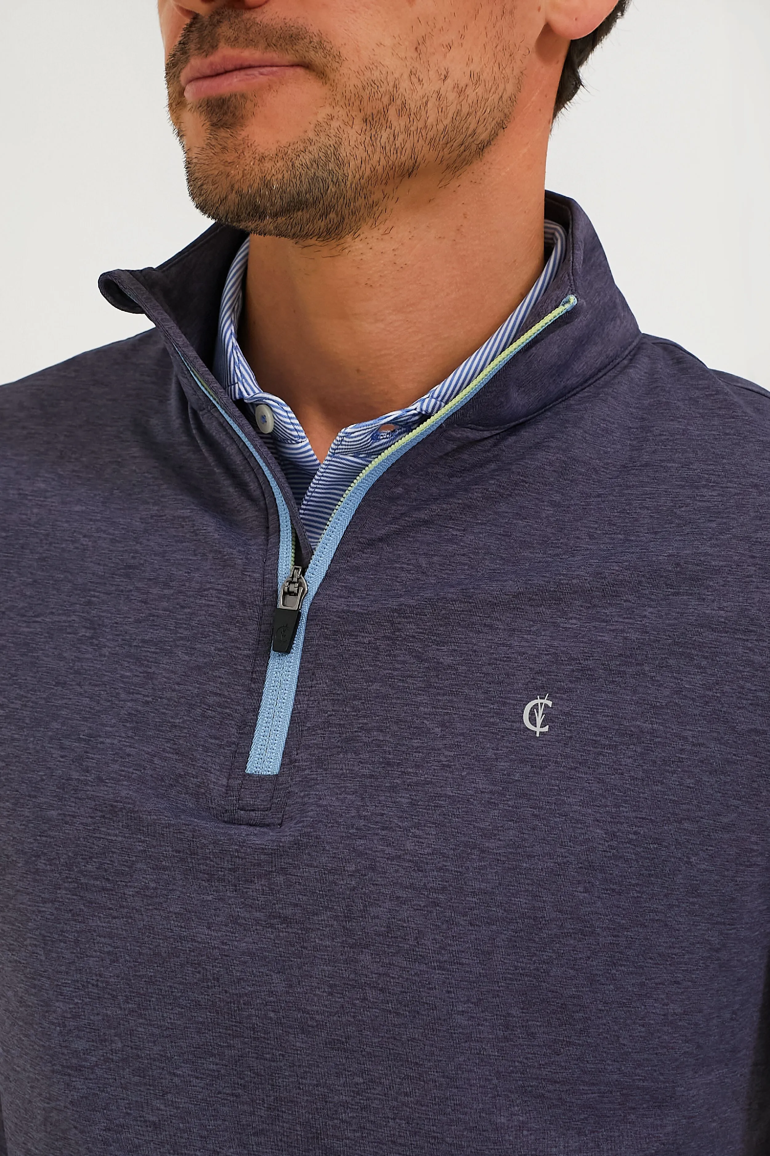 Heathered Navy Featherweight Performance Pullover sold by Tuckernuck product image thumbnail 5
