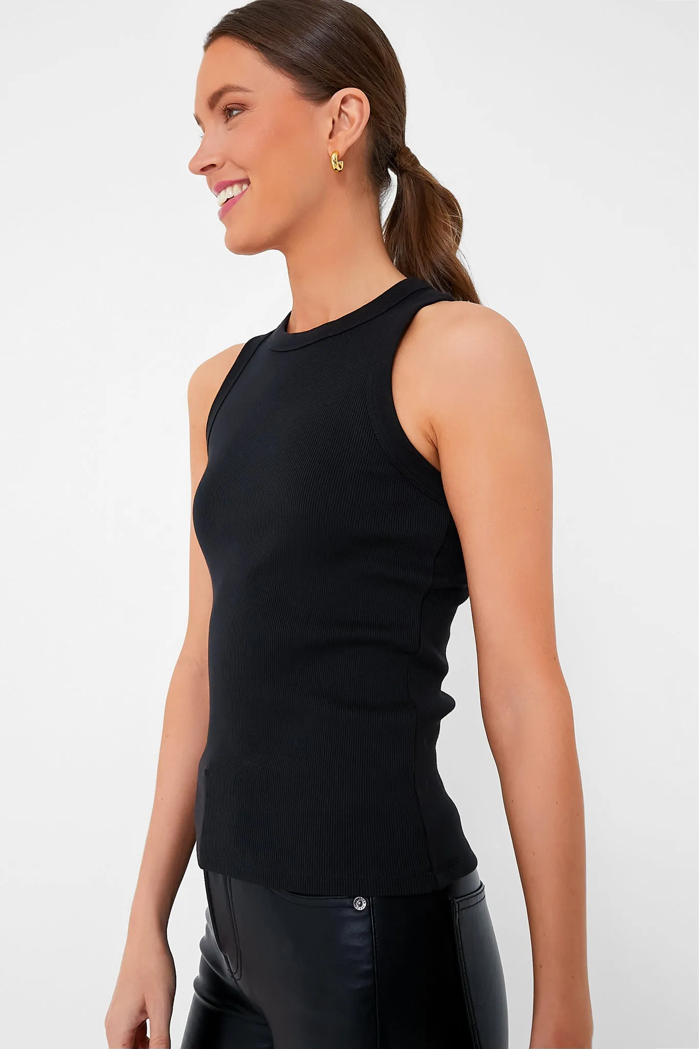 Black Jordyn Tank sold by Tuckernuck product image thumbnail 2