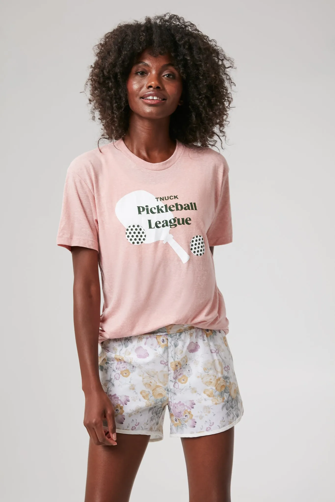 Unisex Washed Pink Pickleball SofTee sold by Tuckernuck