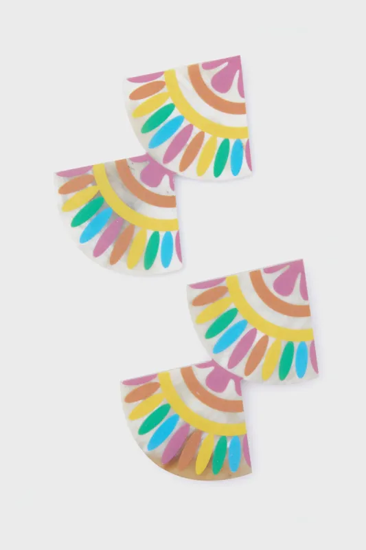 Exclusive Multi Spanish Double Tile Earrings sold by Tuckernuck