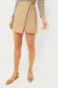 Khaki Amelie Skirt sold by Tuckernuck