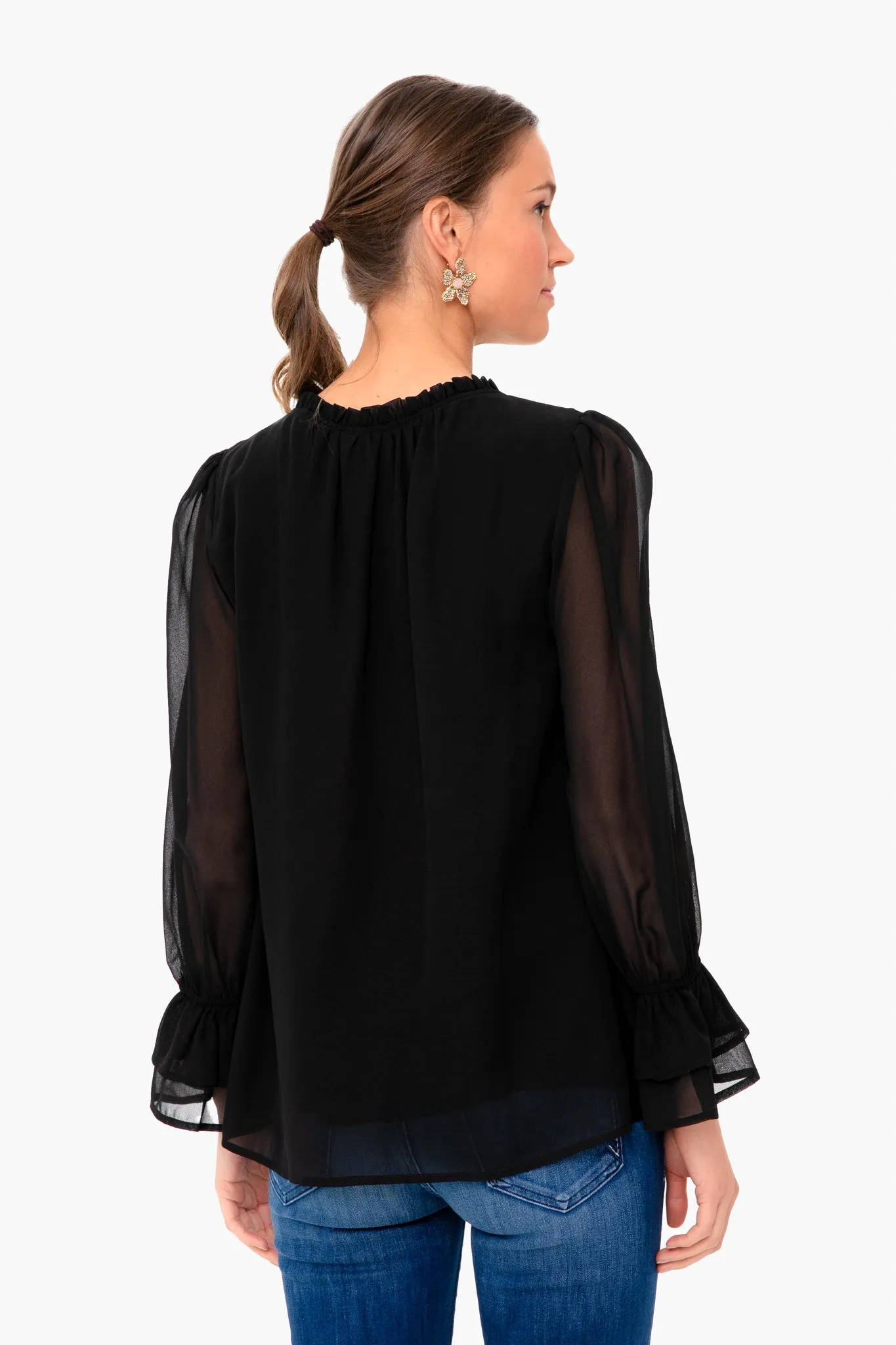 Noir Darby Blouse sold by Tuckernuck product image thumbnail 4