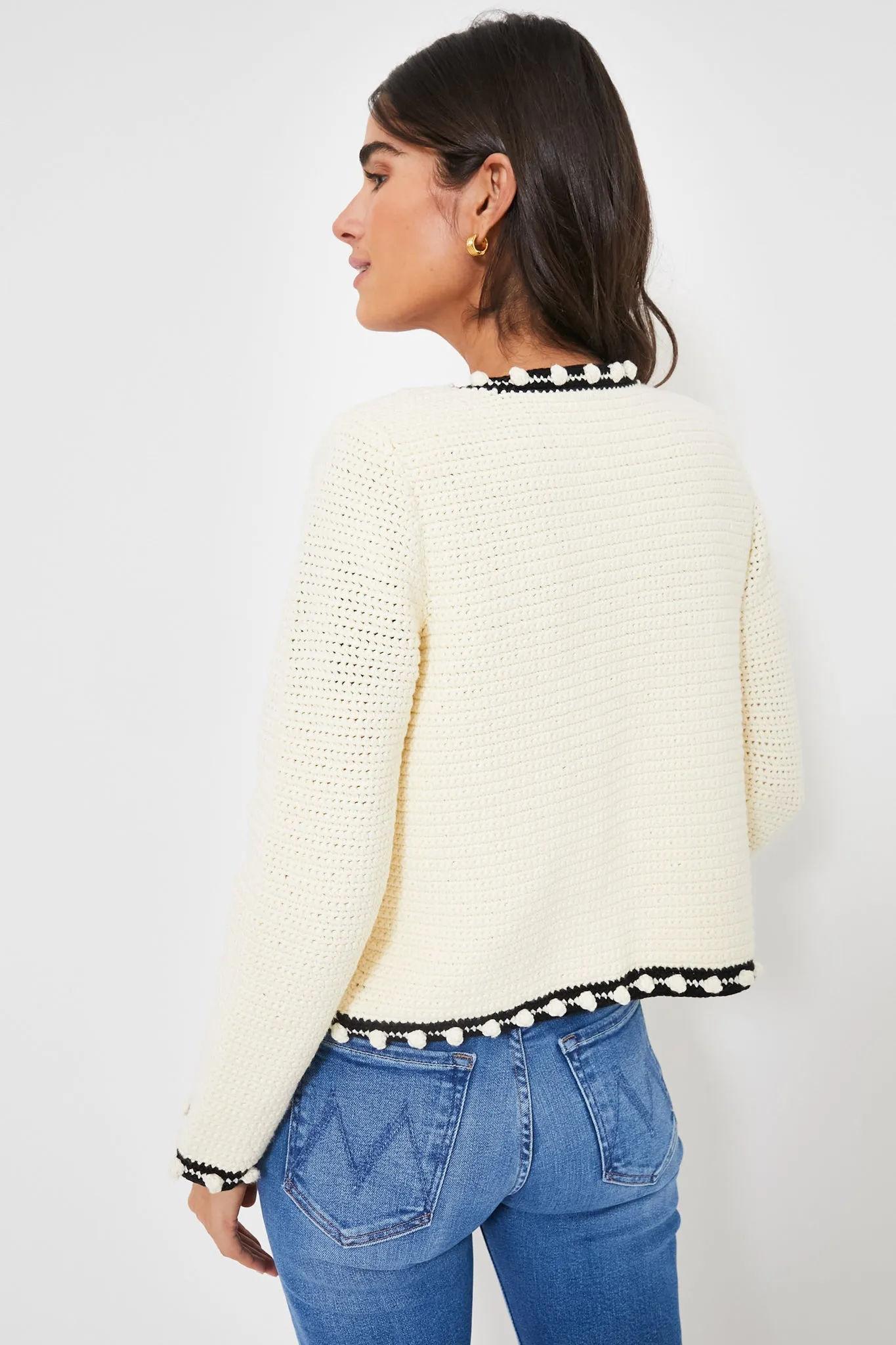 Cream and Black Russell Sweater sold by Tuckernuck product image thumbnail 4