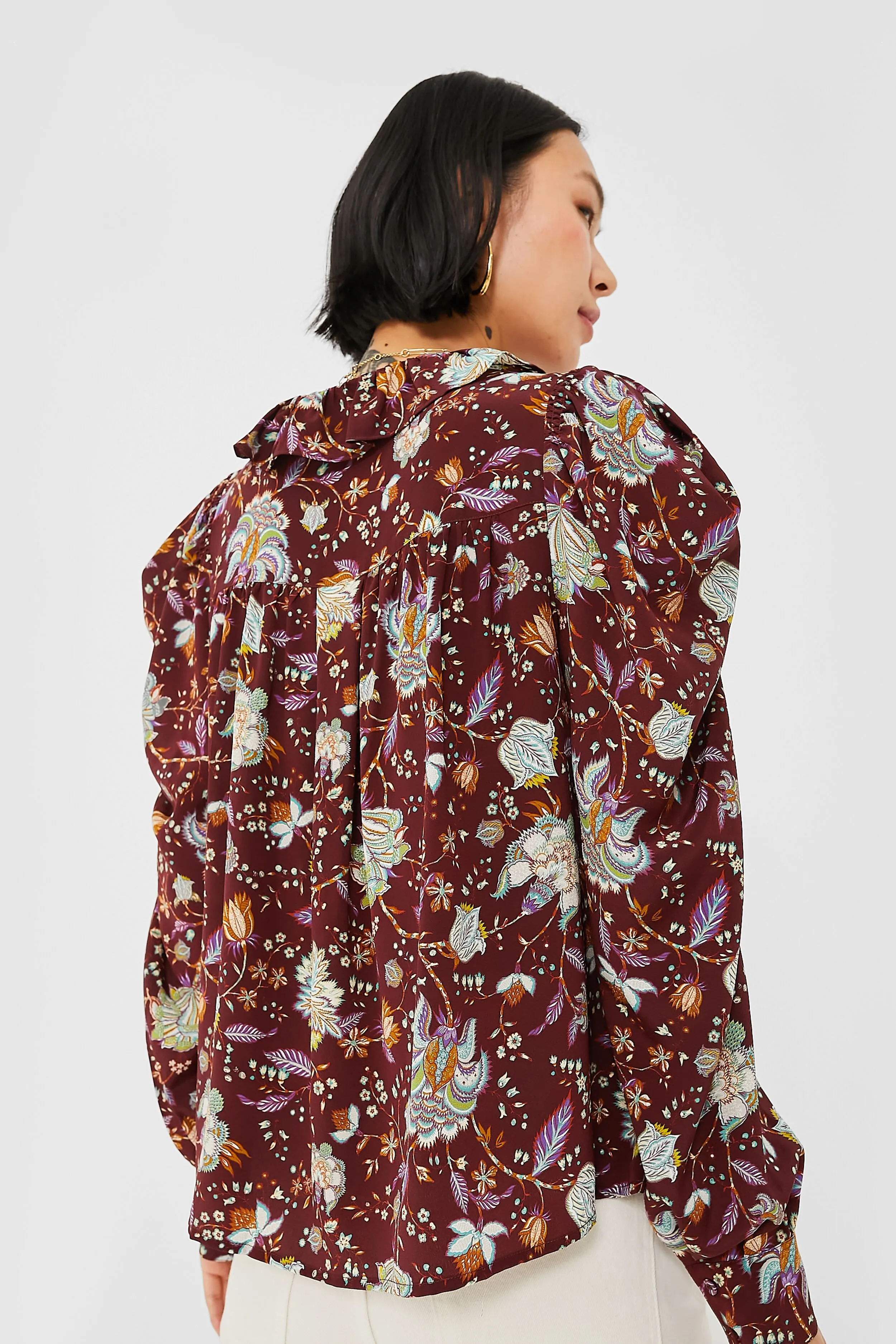 Heliotrope Dara Blouse sold by Tuckernuck product image thumbnail 4