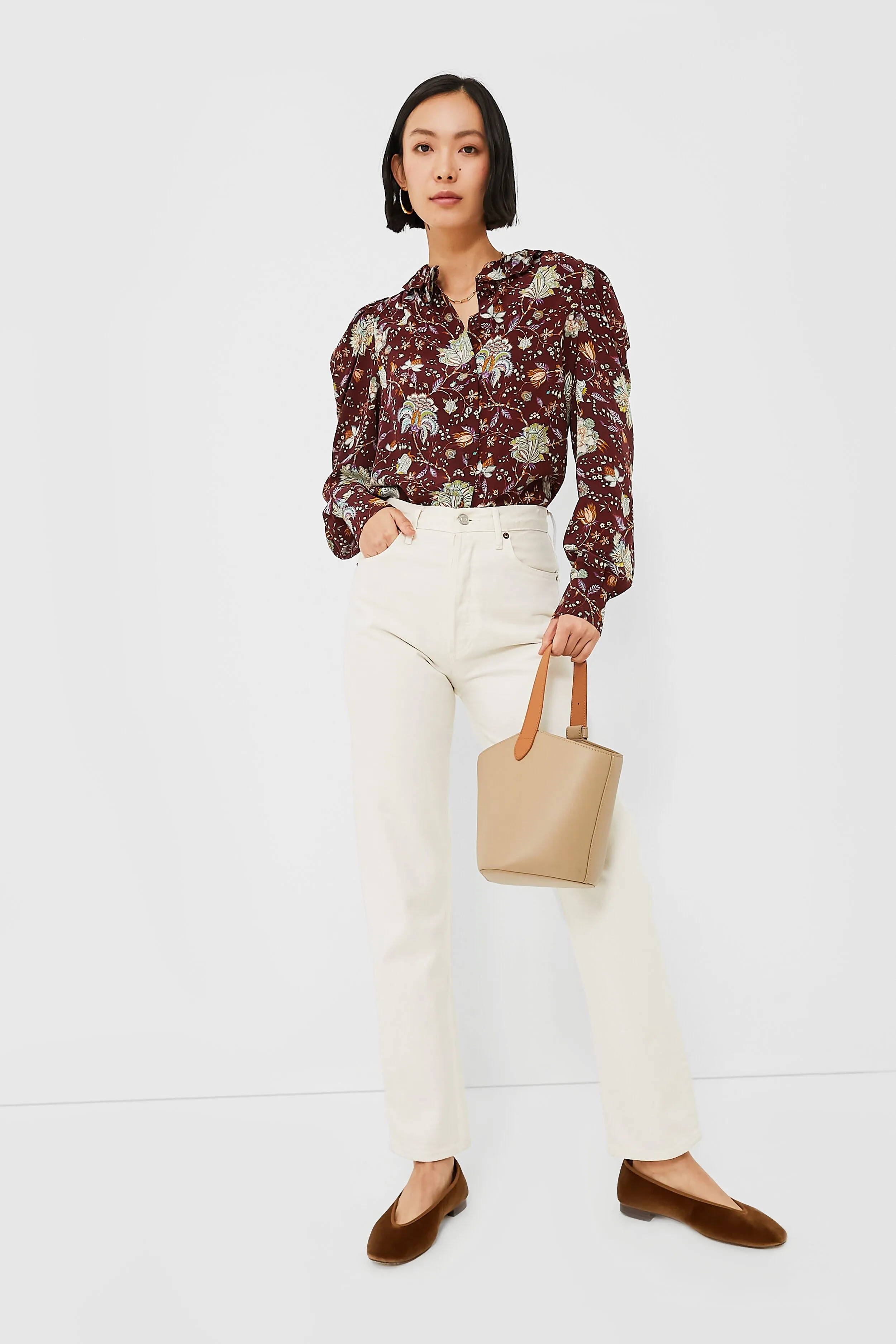 Heliotrope Dara Blouse sold by Tuckernuck product image thumbnail 2