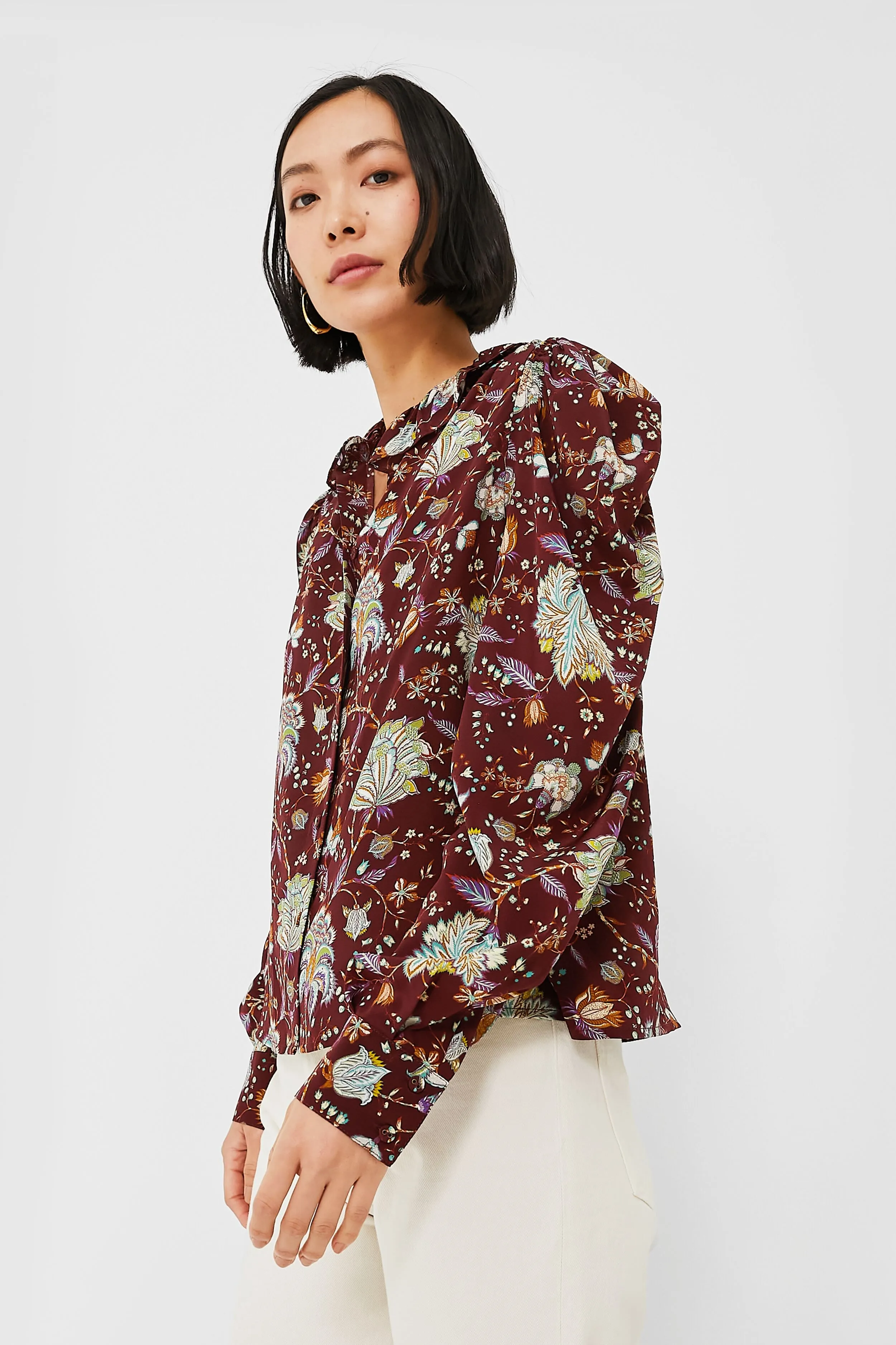 Heliotrope Dara Blouse sold by Tuckernuck product image thumbnail 3
