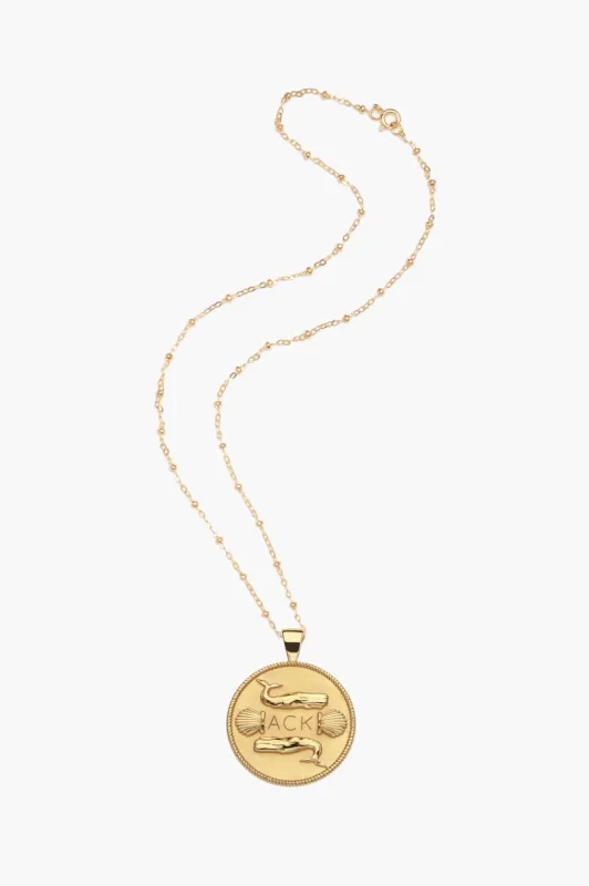 Gold Nantucket Original Pendant sold by Tuckernuck