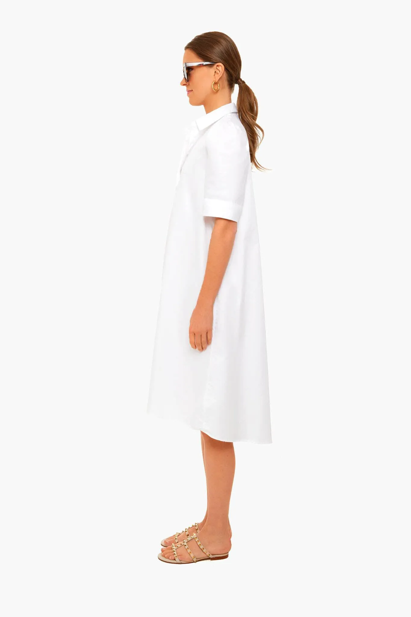 White Kayla Dress sold by Tuckernuck product image thumbnail 3