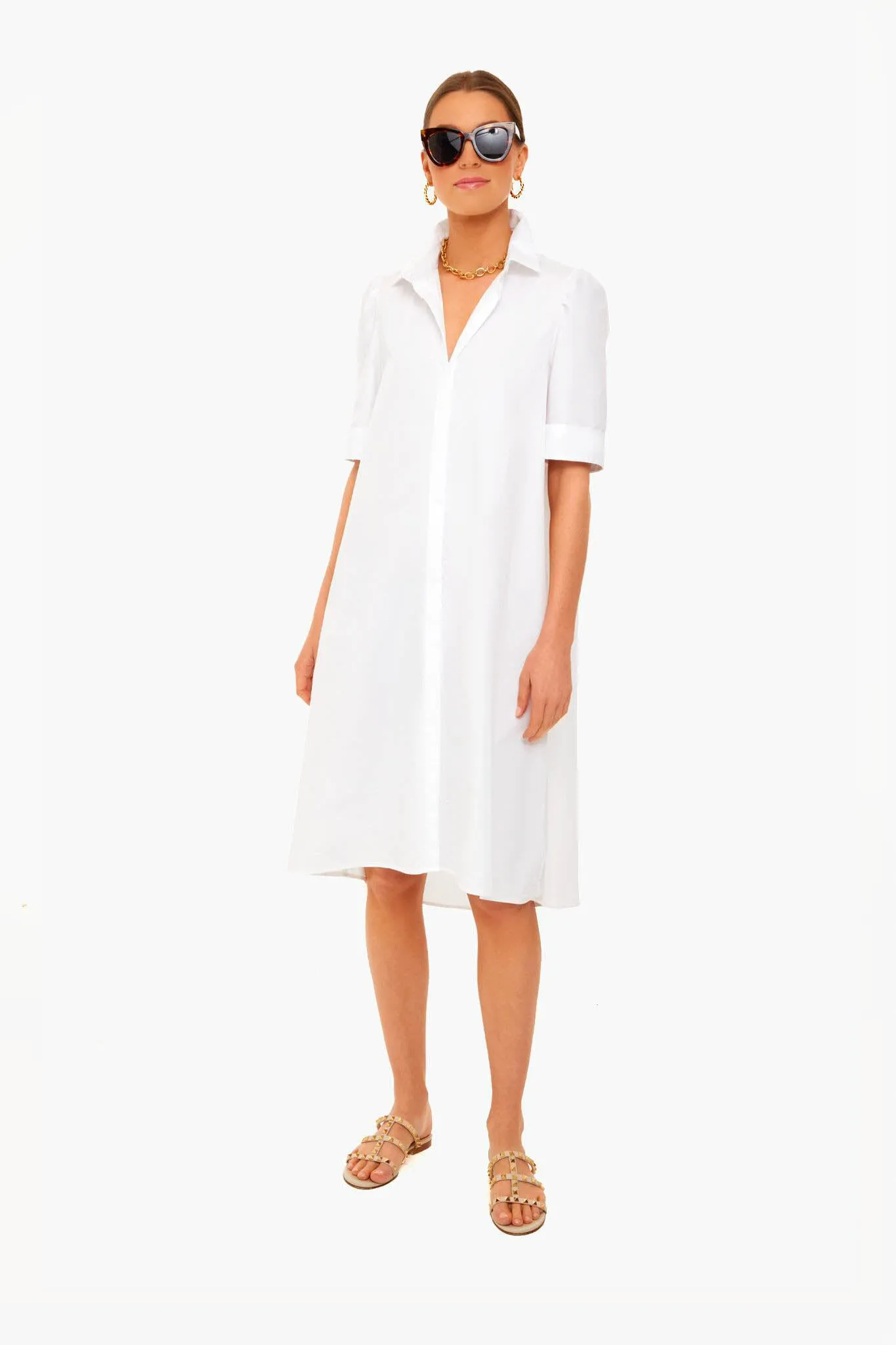 White Kayla Dress sold by Tuckernuck product image thumbnail 2