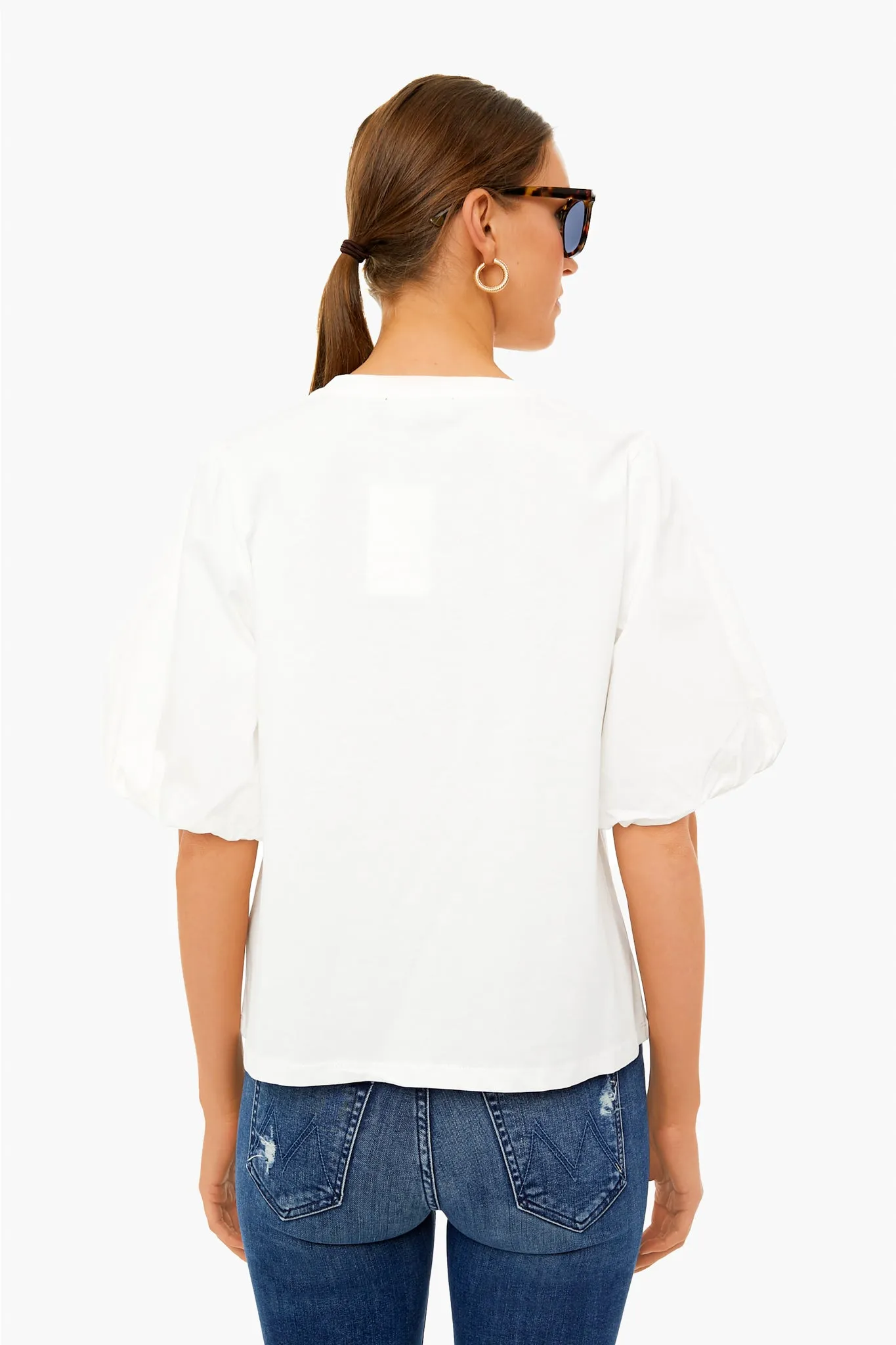 White Jenna Top sold by Tuckernuck product image thumbnail 4