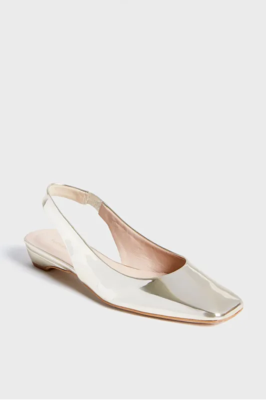 Light Gold Olivia Slingback Flats sold by Tuckernuck