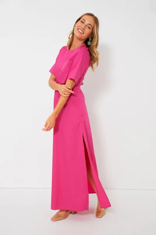 Magenta Naida Dress made by Tuckernuck