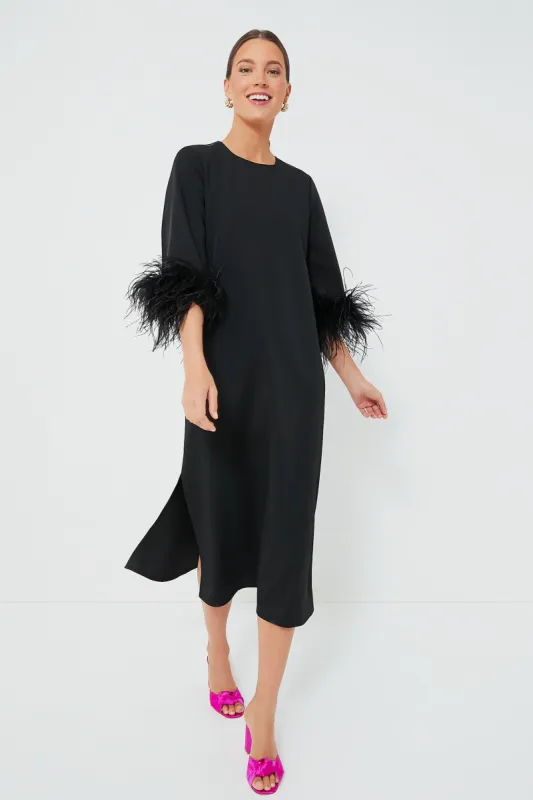 Black Feather Jamie Dress sold by Tuckernuck