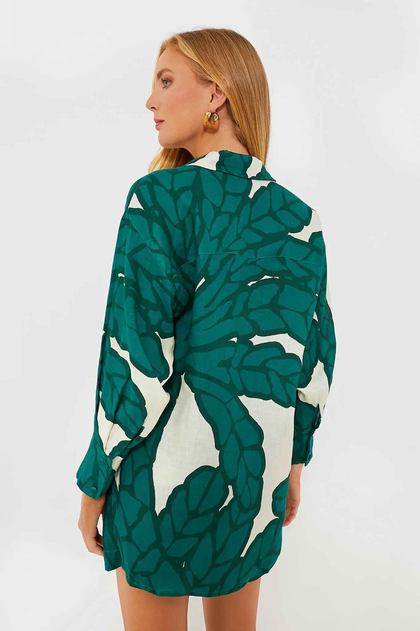 Matuna Green Heredia Shirt sold by Tuckernuck product image thumbnail 4