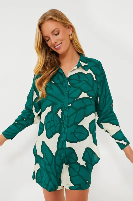 Matuna Green Heredia Shirt sold by Tuckernuck