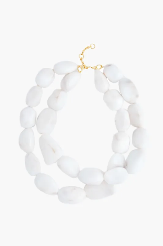 White Marble Mariana Necklace sold by Tuckernuck