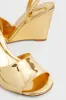 Gold Specchio Yves Wedges sold by Tuckernuck