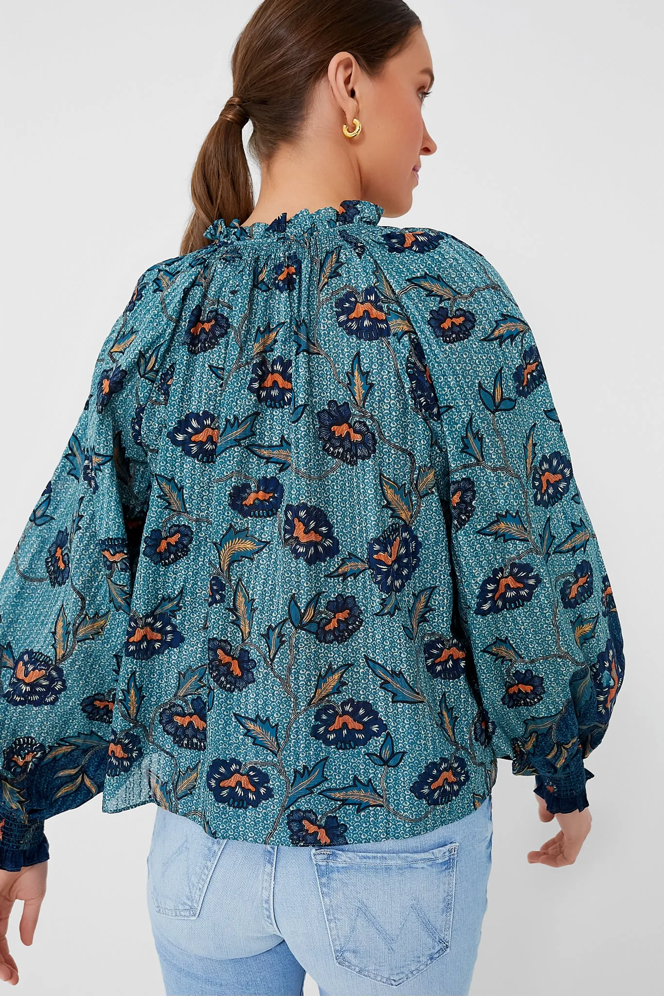 Cornflower Kaitlyn Blouse sold by Tuckernuck product image thumbnail 4