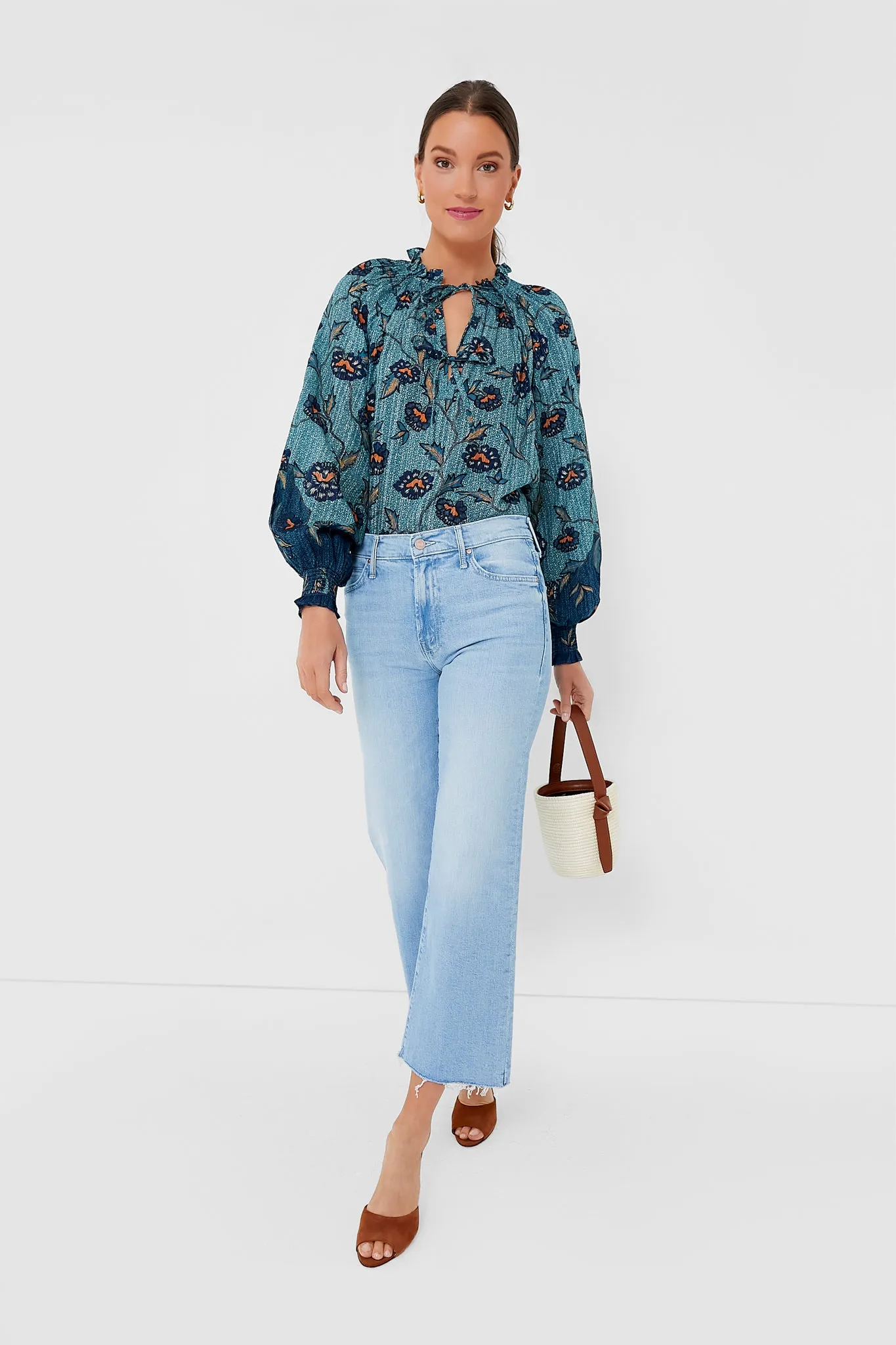 Cornflower Kaitlyn Blouse sold by Tuckernuck product image thumbnail 2
