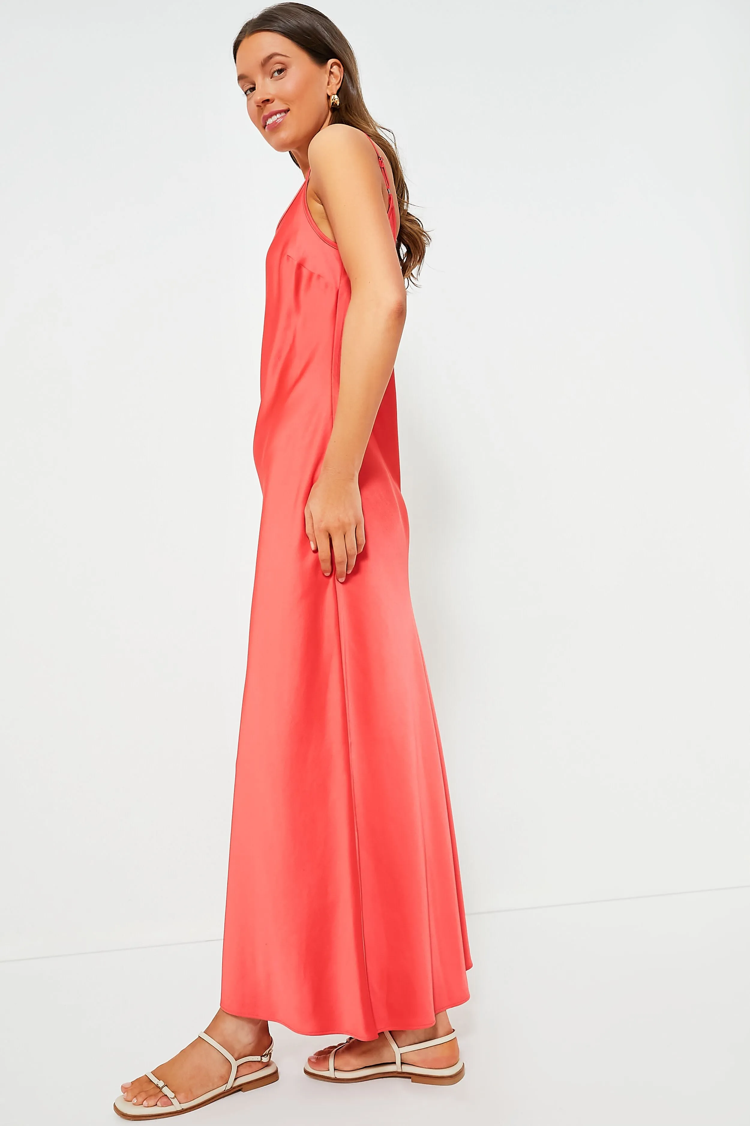 Coral Haley Slip Dress sold by Tuckernuck product image thumbnail 3