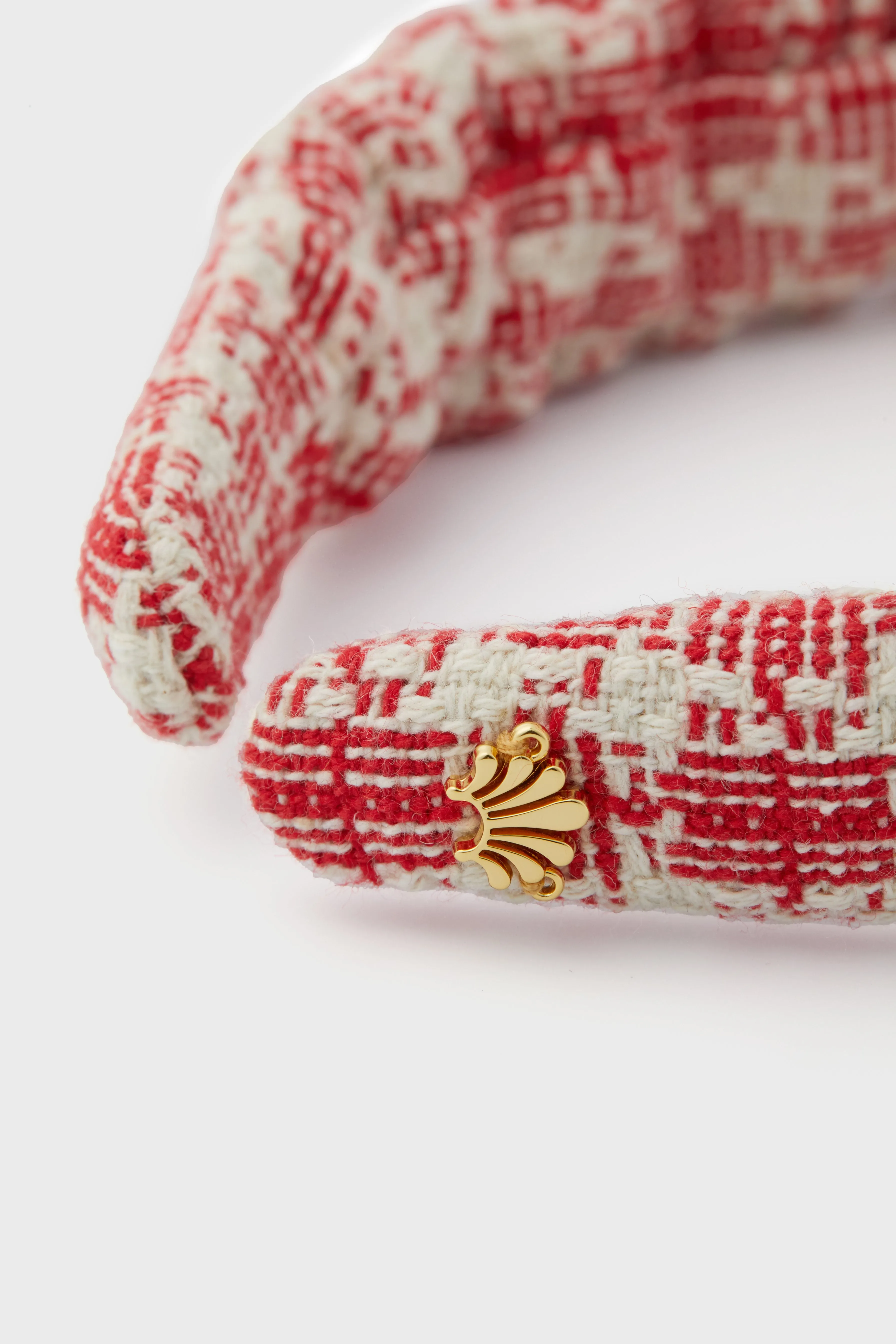 Ladybug Red Tweed Kelly Headband sold by Tuckernuck product image thumbnail 3