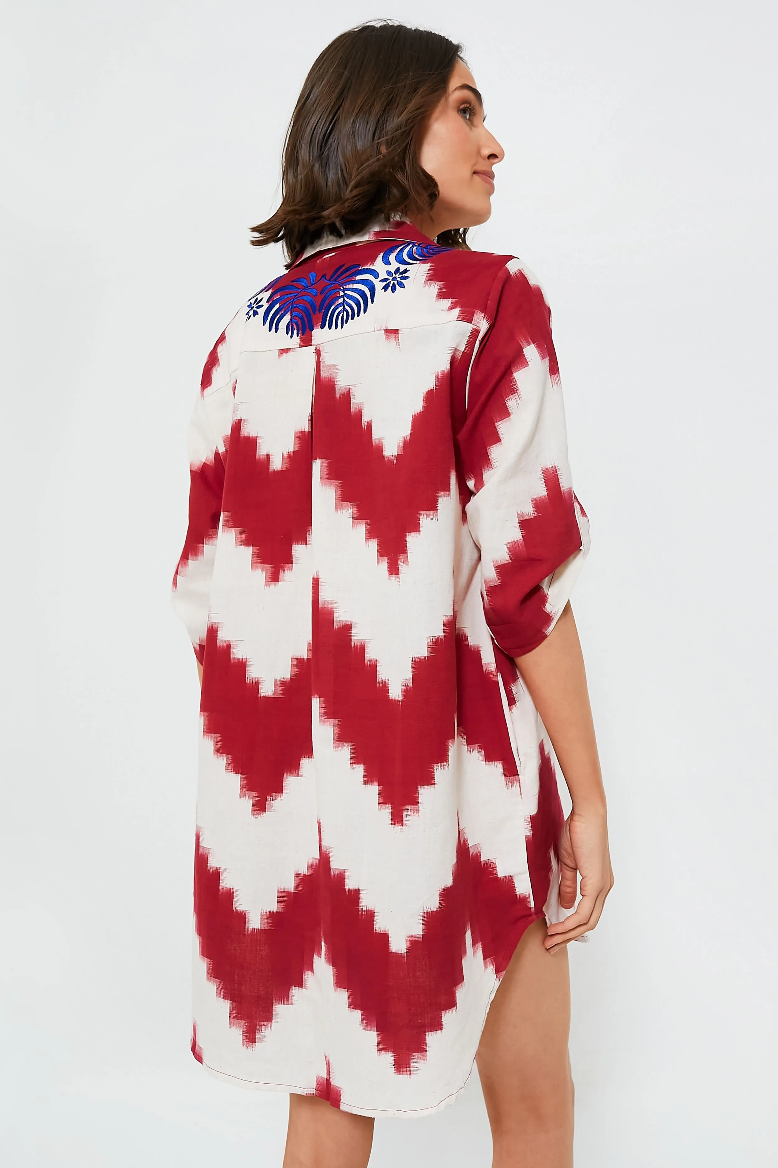 Madu Red Chemisier sold by Tuckernuck product image thumbnail 4