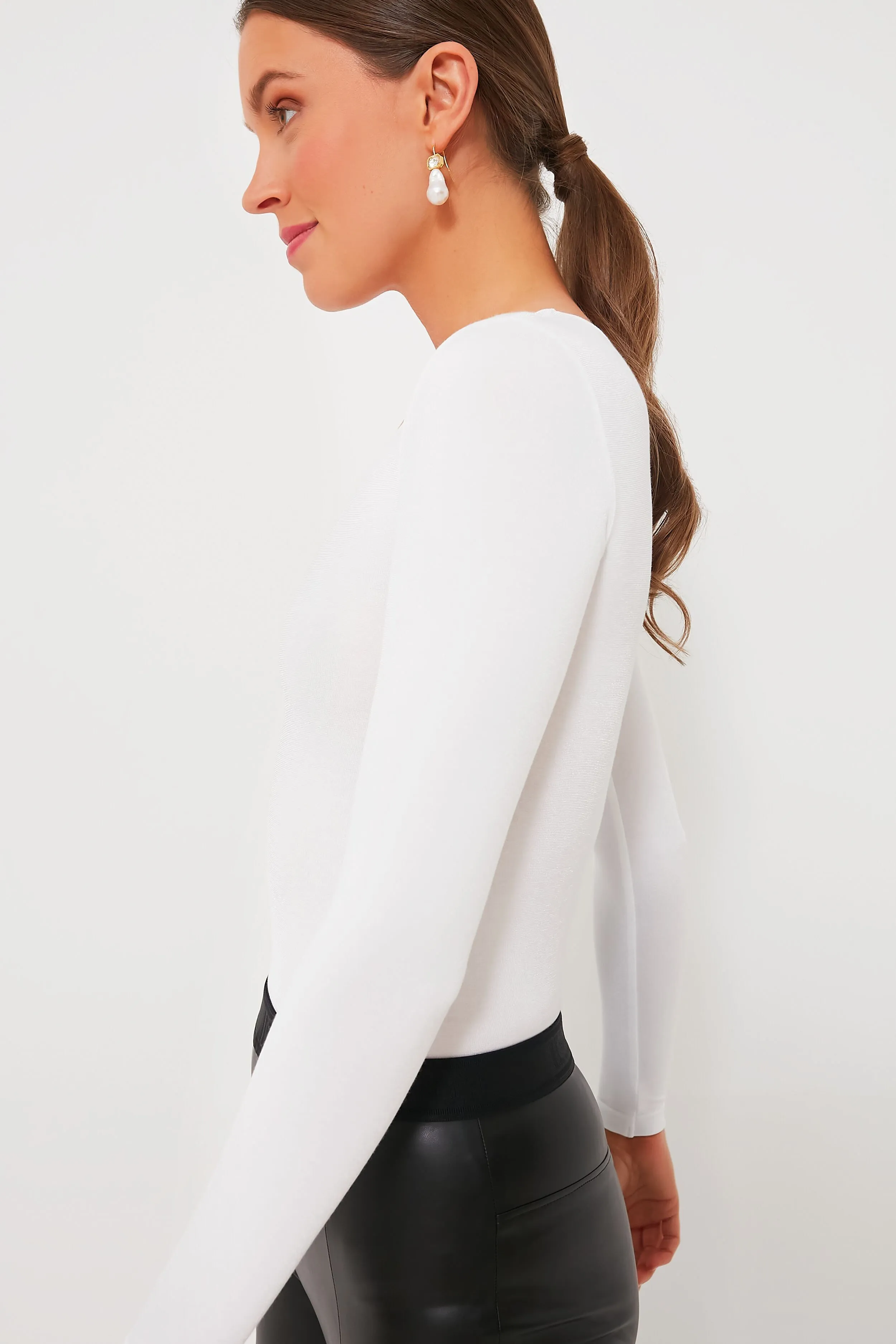 White Berlin Bodysuit sold by Tuckernuck product image thumbnail 3