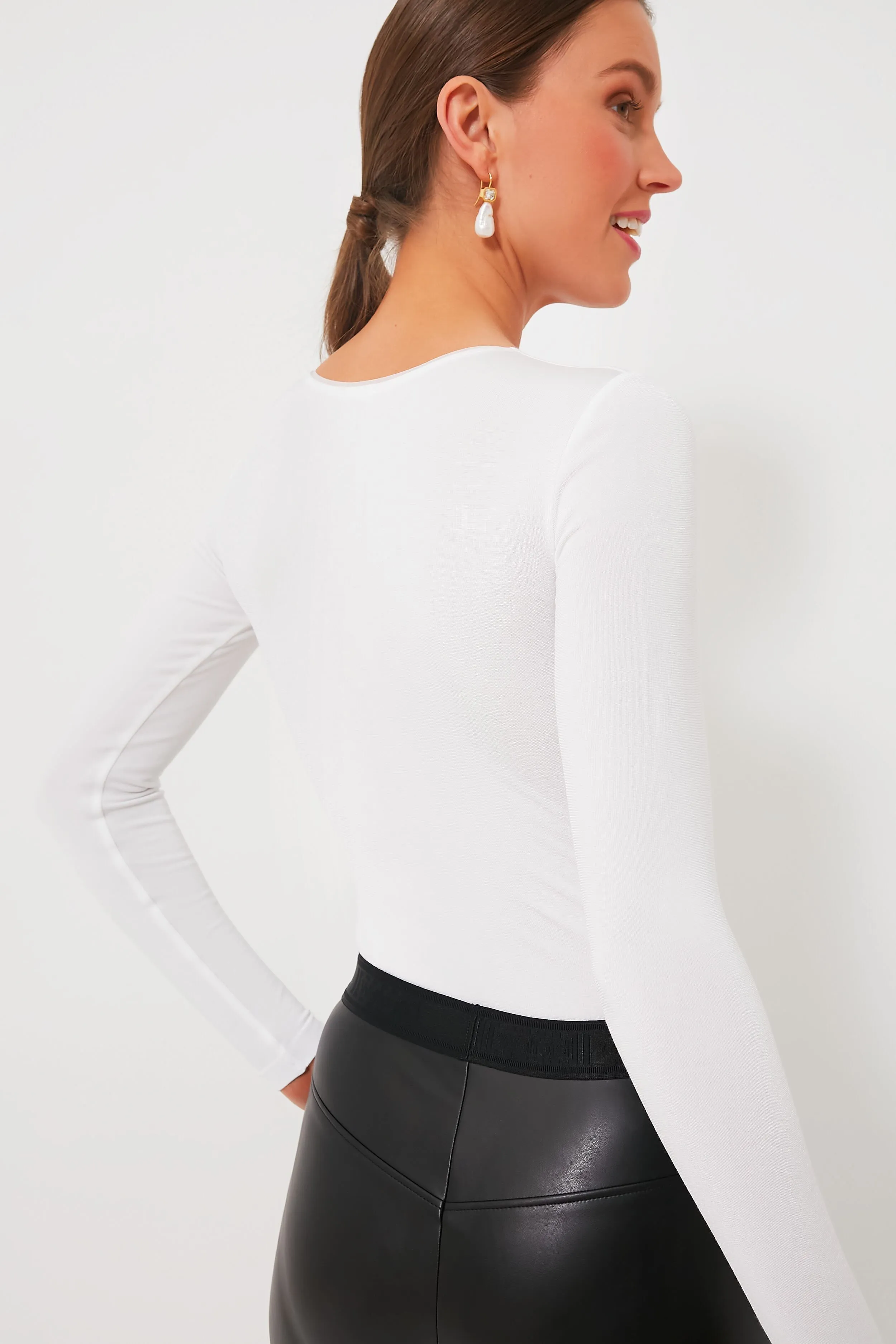 White Berlin Bodysuit sold by Tuckernuck product image thumbnail 4