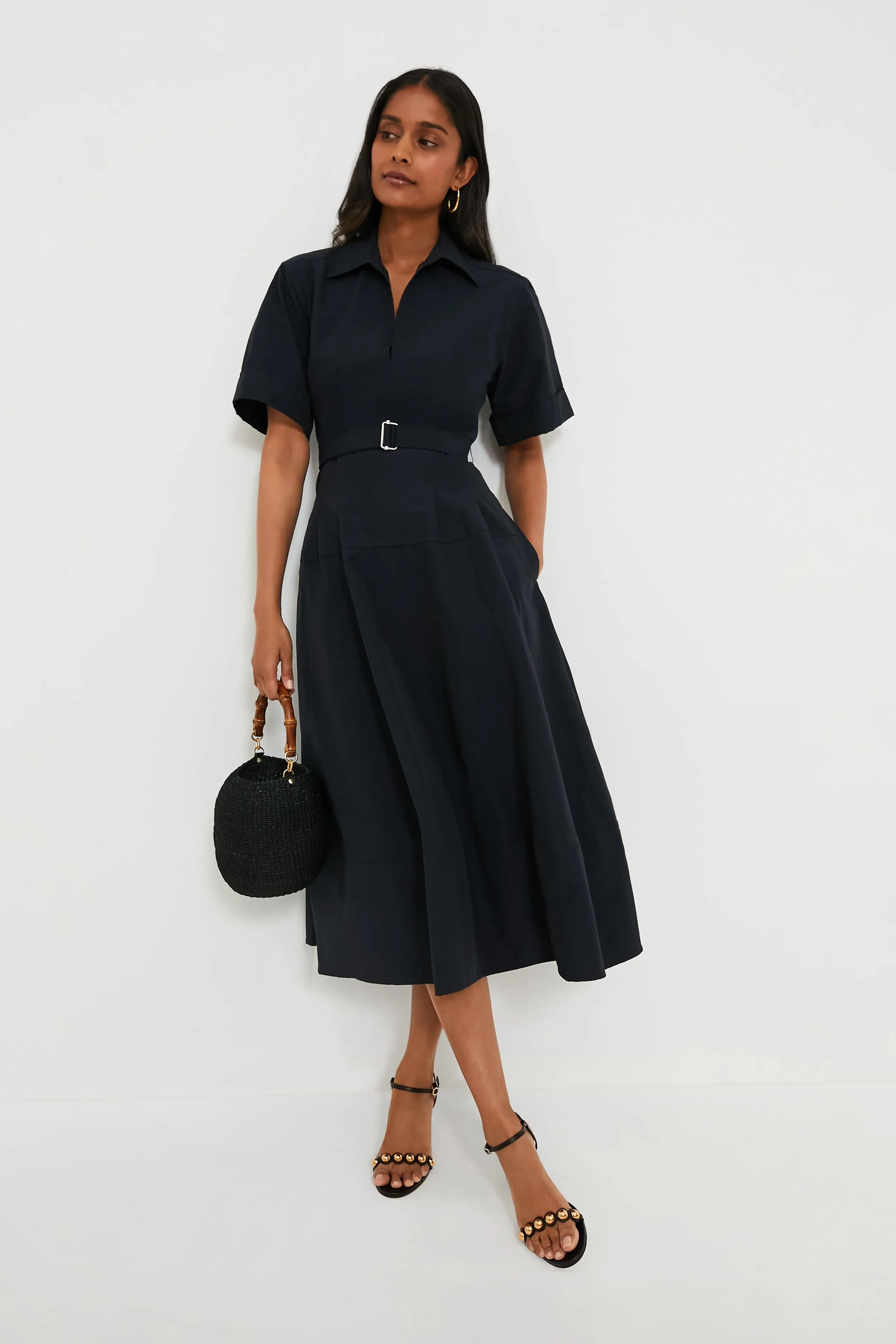 Black Pot De Miel Bag with Bamboo Handle sold by Tuckernuck product image thumbnail 5