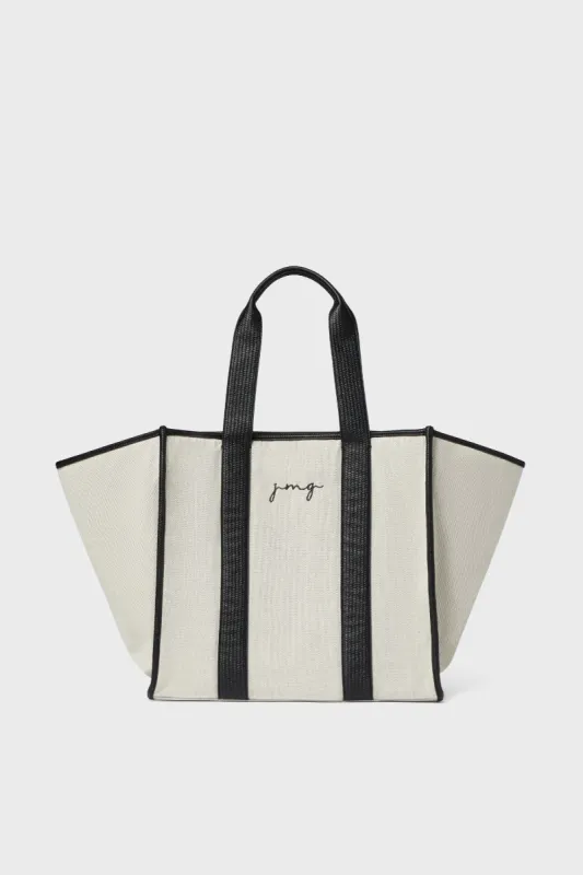 Black Carryall Tote sold by Tuckernuck