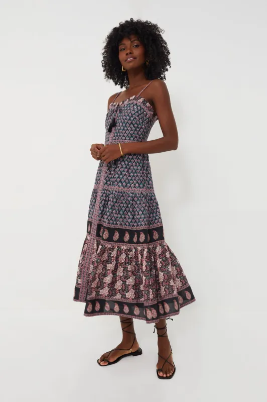 Donna Print Sleeveless Midi Dress sold by Tuckernuck