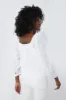 White Textured Bonnie Blouse sold by Tuckernuck