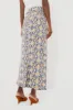 Safari Print Denim Maxi Slit Skirt sold by Tuckernuck