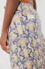 Safari Print Denim Maxi Slit Skirt sold by Tuckernuck