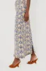 Safari Print Denim Maxi Slit Skirt sold by Tuckernuck