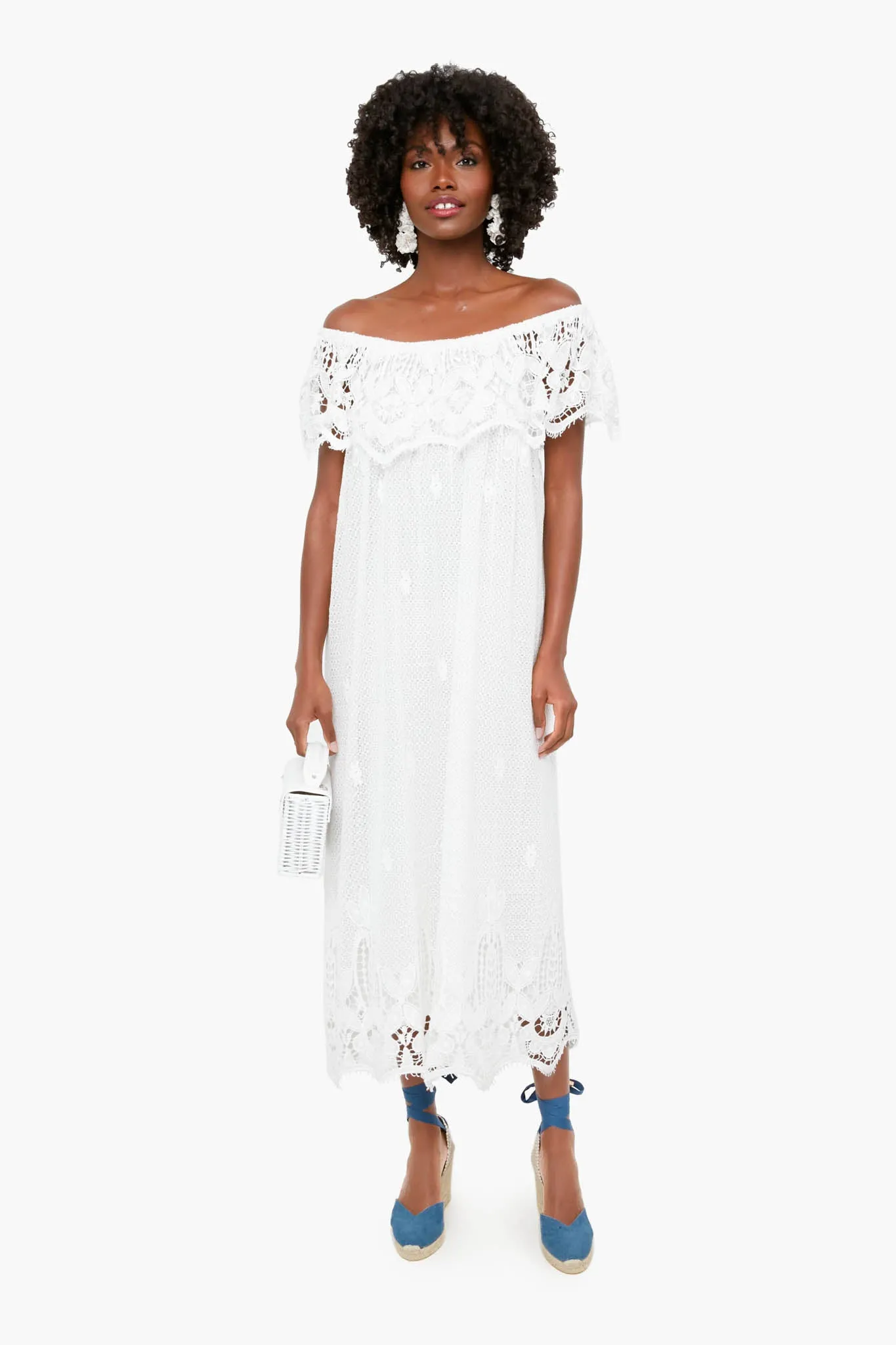 White Lace Avalon Maxi Dress sold by Tuckernuck product image thumbnail 2