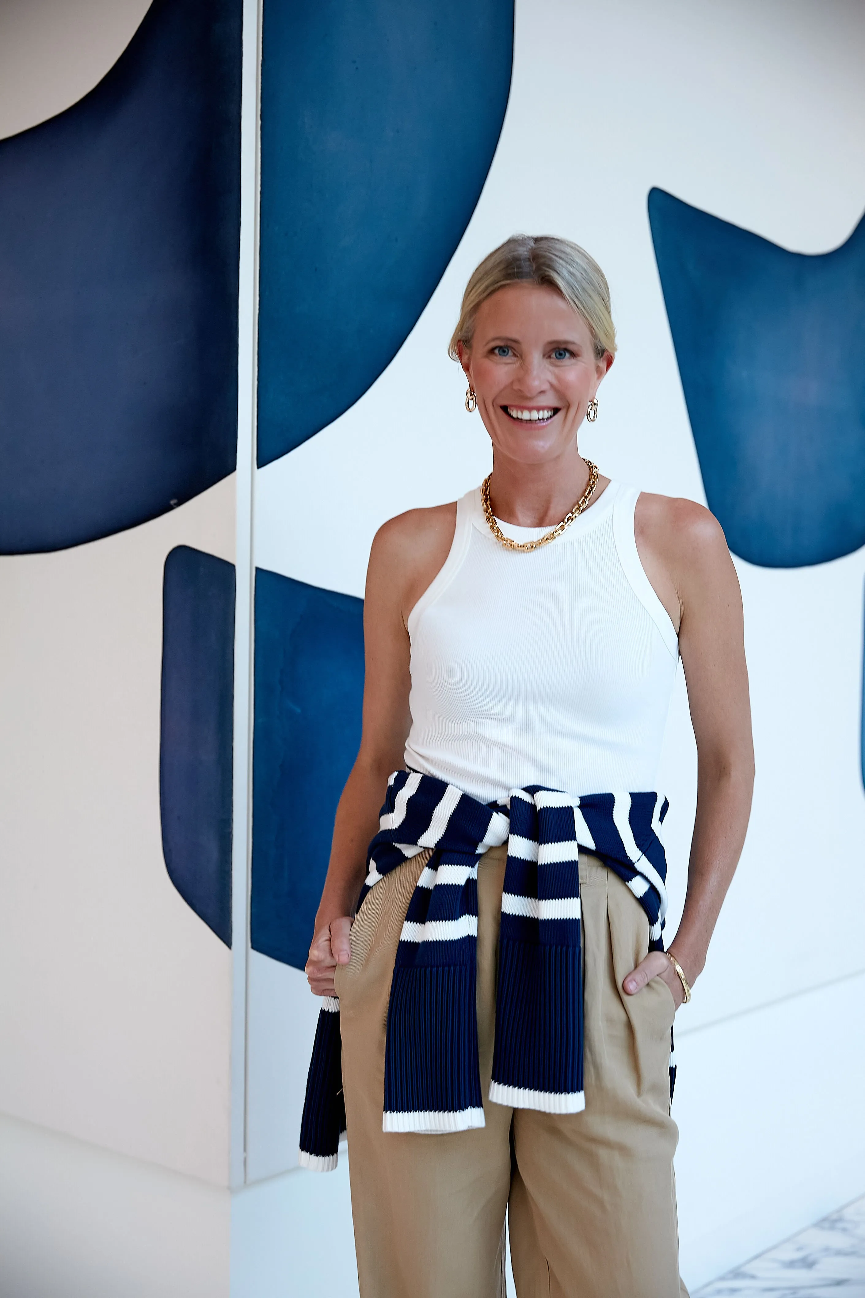 Gold Chunky Rectangle Chain Necklace sold by Tuckernuck product image thumbnail 2