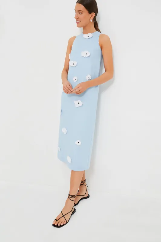 Blue Bloom Maxi Linen Dress sold by Tuckernuck