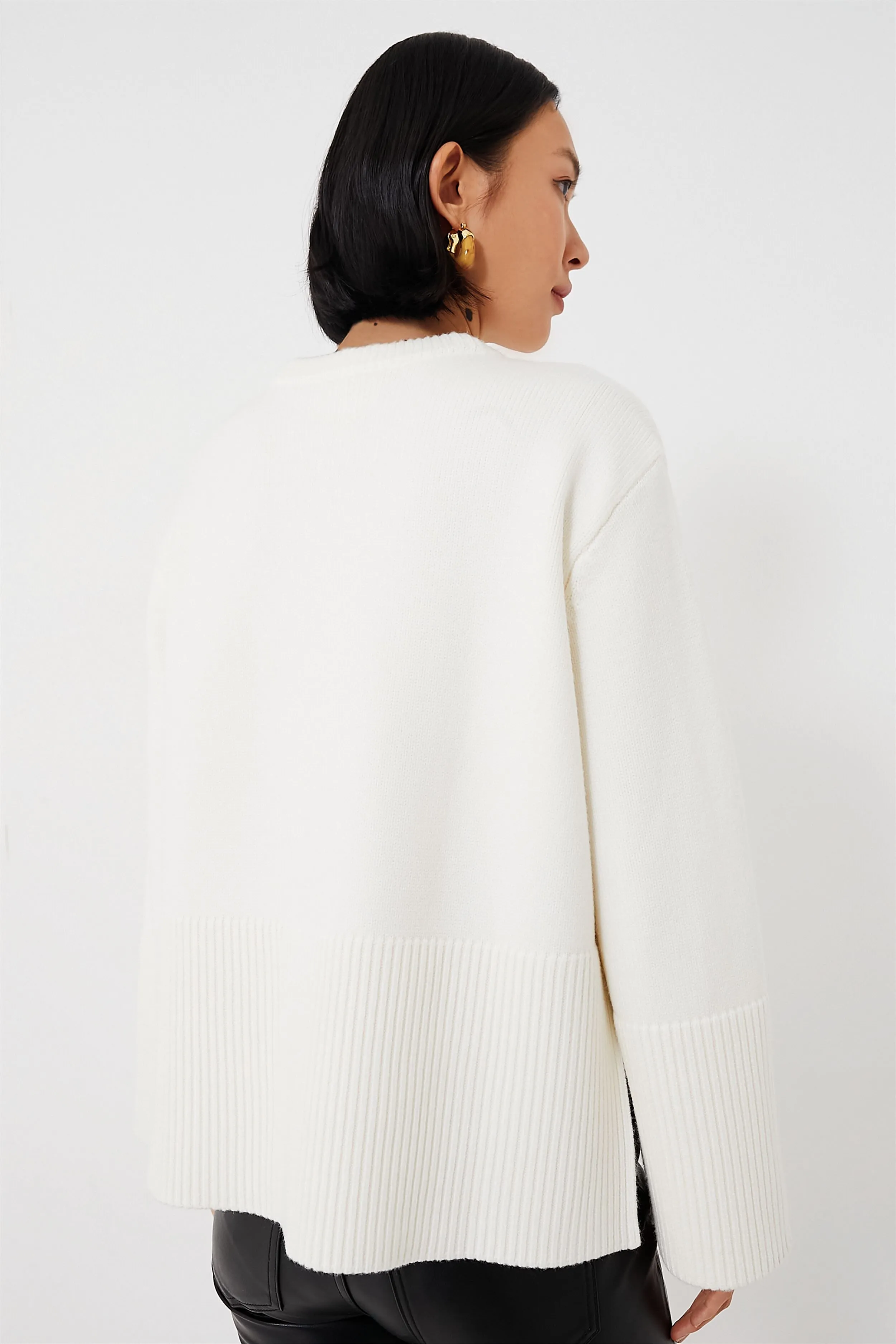 Winter White Carington Sweater sold by Tuckernuck product image thumbnail 4