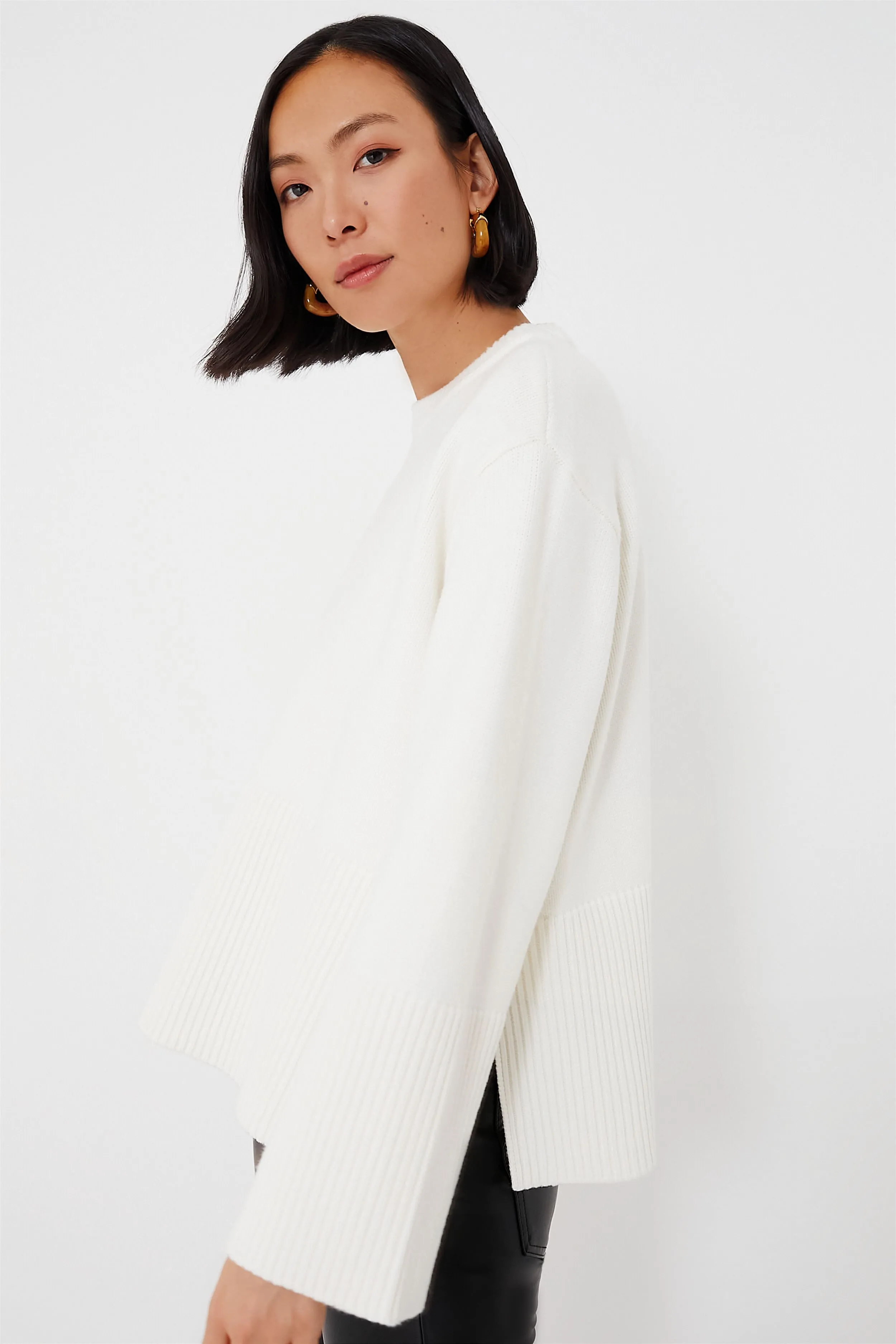 Winter White Carington Sweater sold by Tuckernuck product image thumbnail 3
