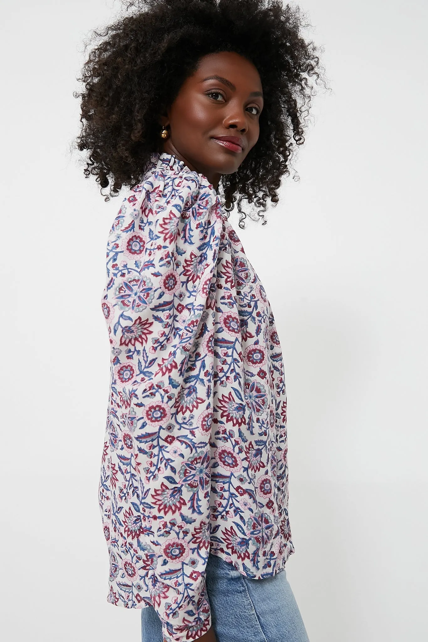 Amazon Floral Artemis Shirt sold by Tuckernuck product image thumbnail 4