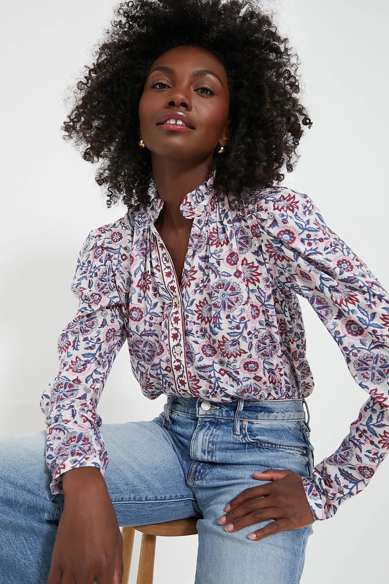 Amazon Floral Artemis Shirt sold by Tuckernuck