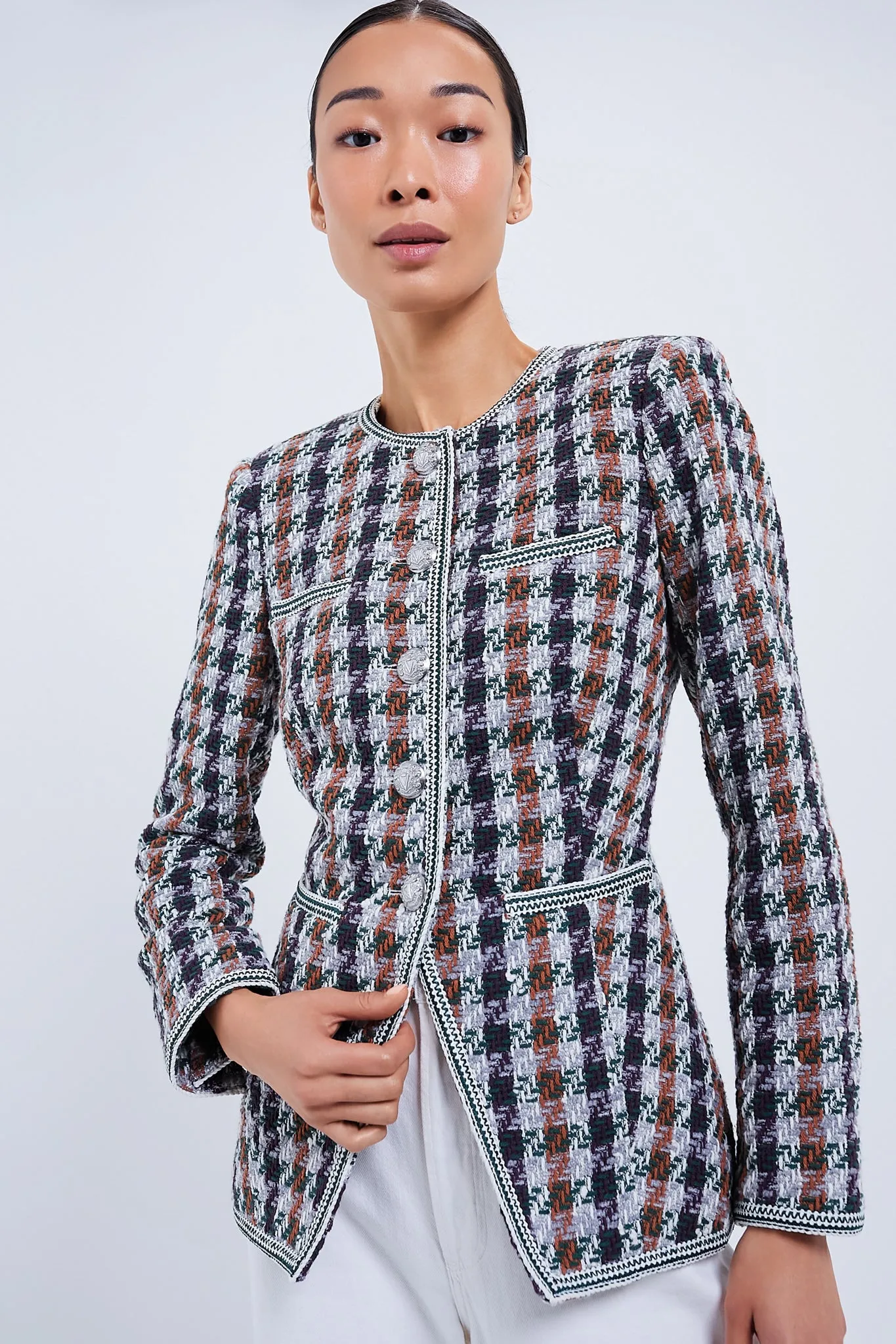 Light Forest Multi Alessia Jacket sold by Tuckernuck