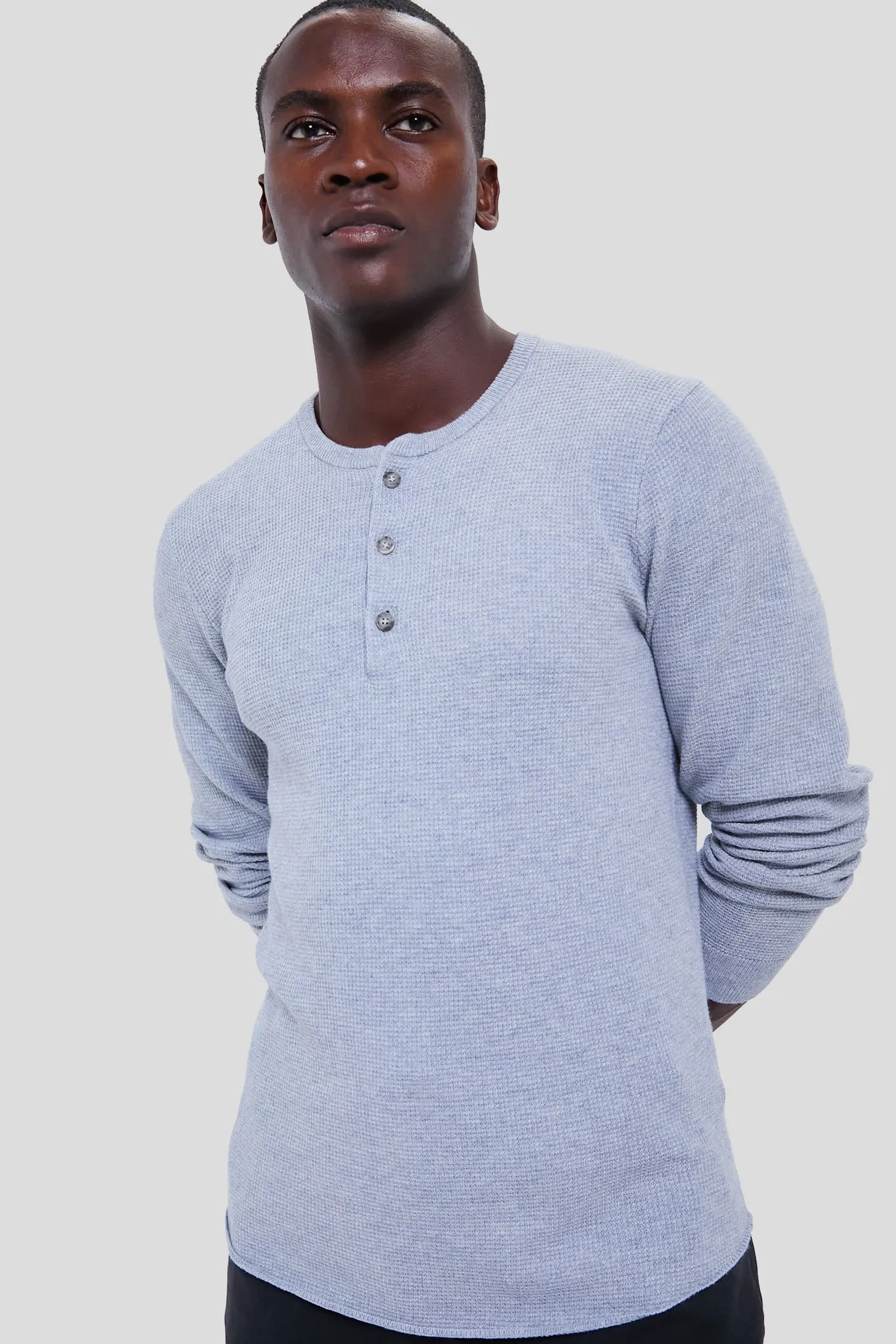 Misty Heather Henley Sweater sold by Tuckernuck