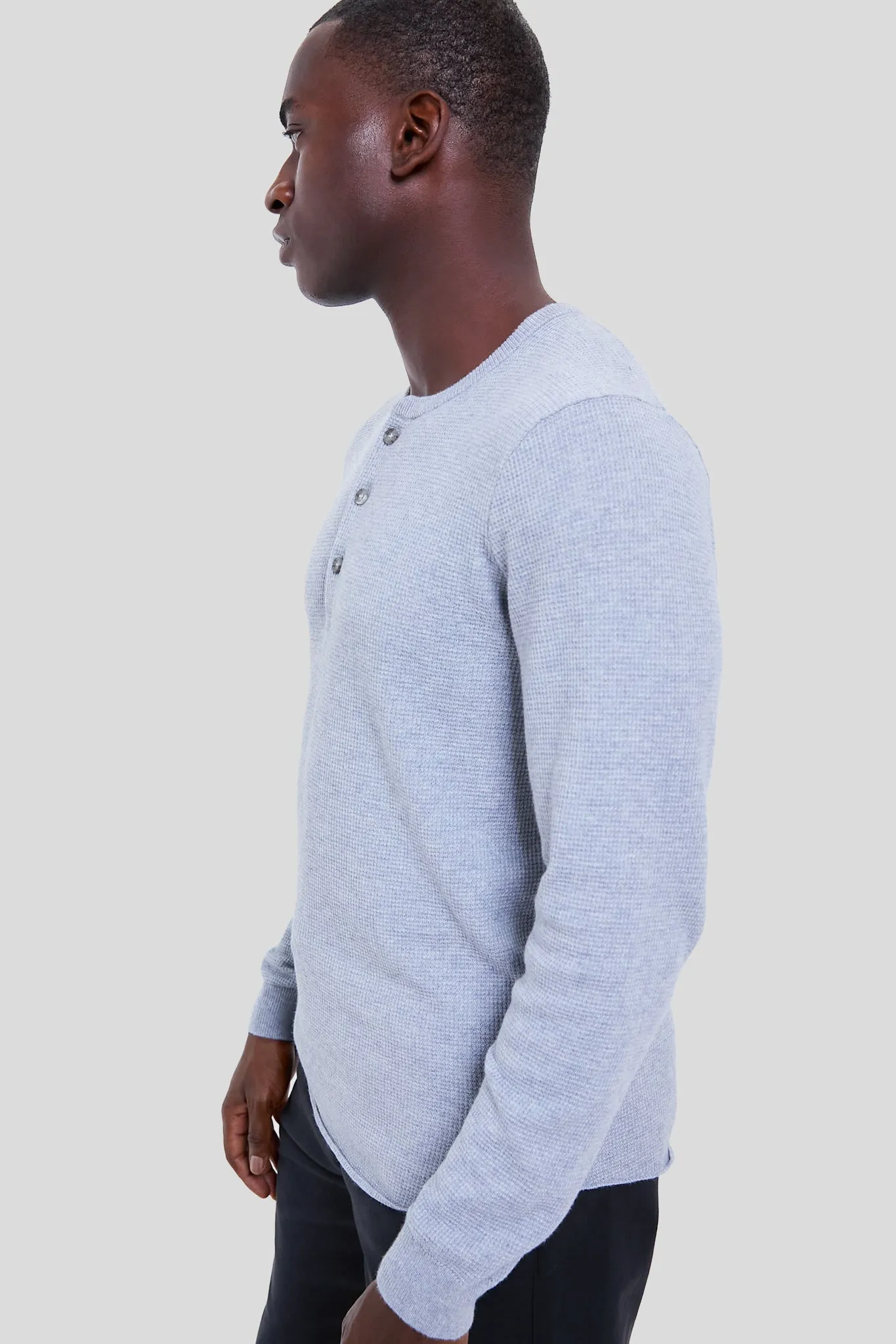 Misty Heather Henley Sweater sold by Tuckernuck product image thumbnail 3