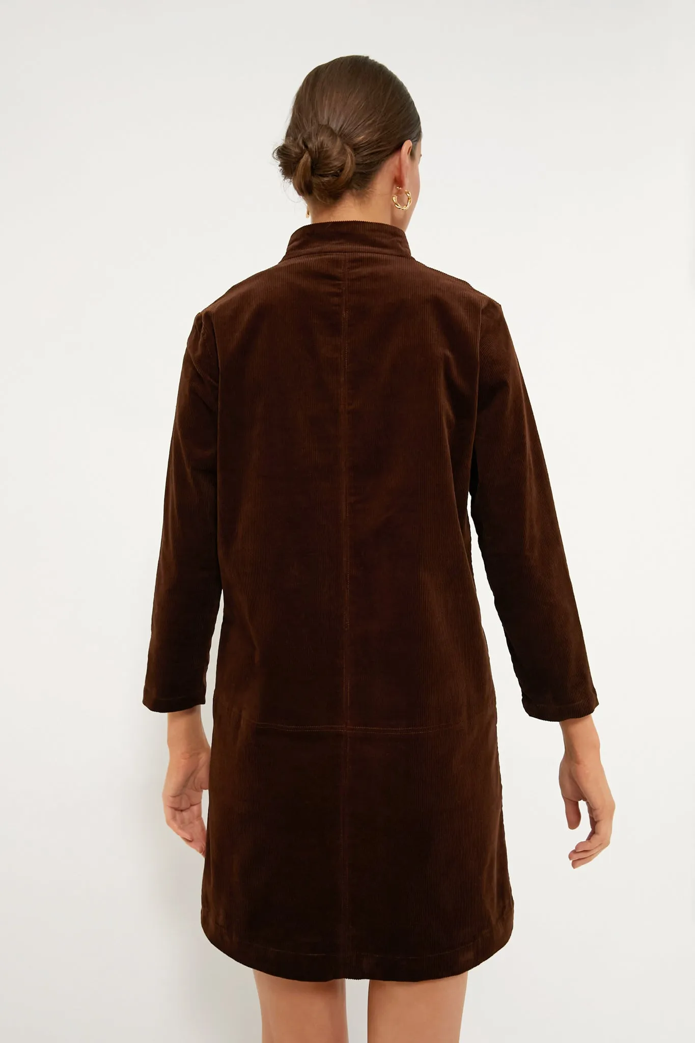 Brown Corduroy Clifton Dress sold by Tuckernuck product image thumbnail 4